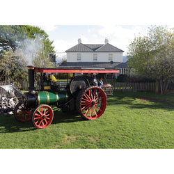Traction engine at Clover Hill in Tasmania 192 piece Jigsaw by John Temple