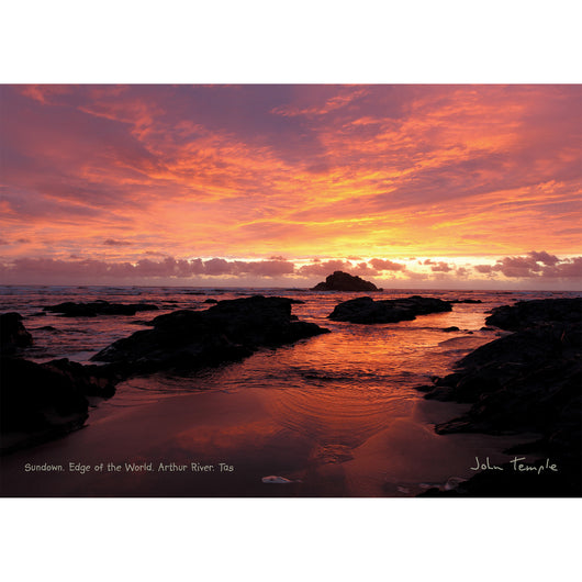 Sundown. Edge of the World 192 piece Jigsaw by John Temple